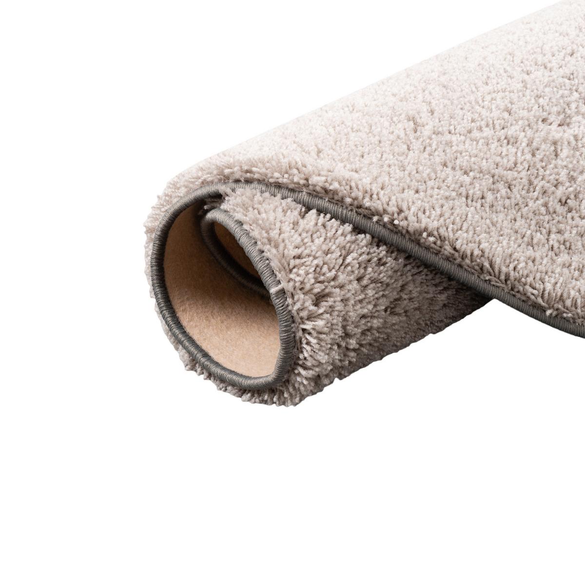HOCHFLOR SHAGGY TEPPICH PALACE RUND - Grau, Textil (133/133cm) - Snapstyle