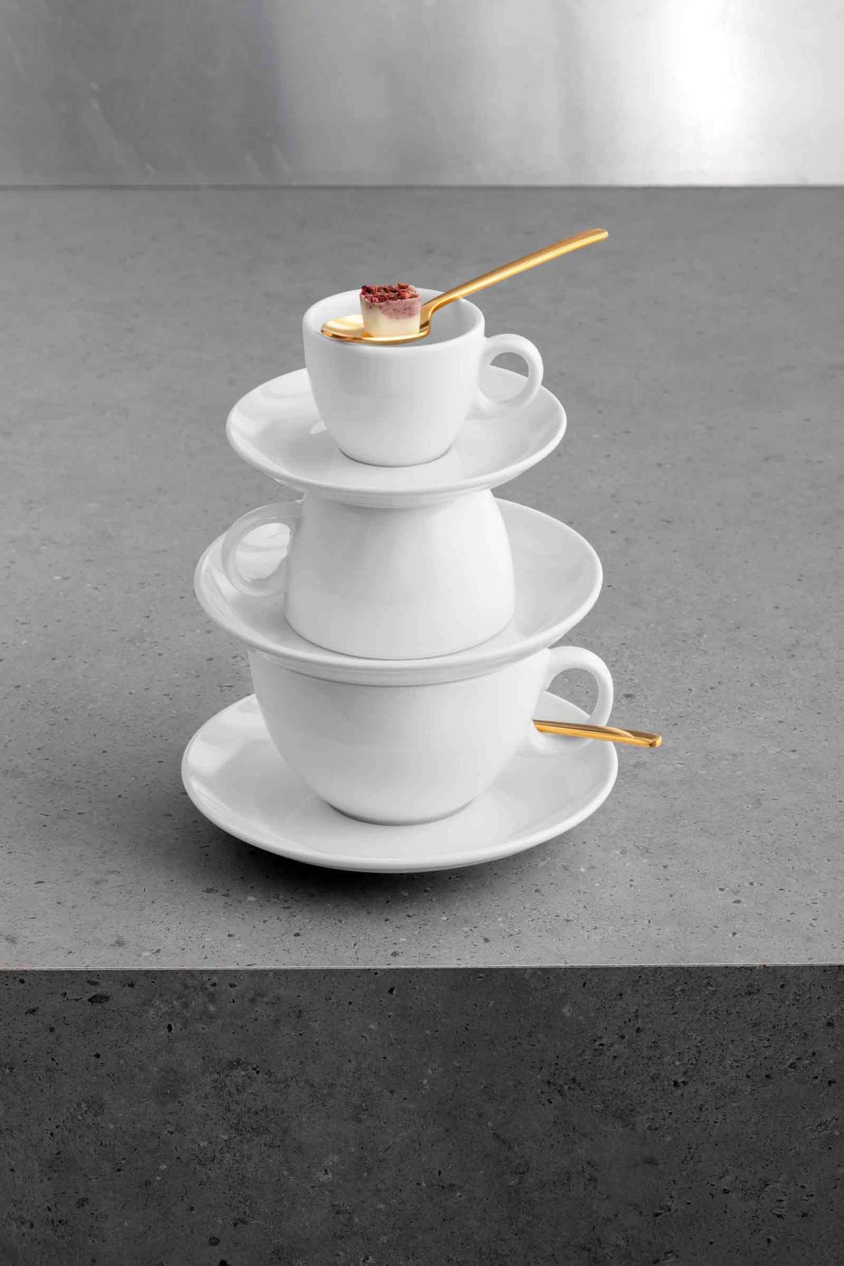 ESPRESSOTASSE MIT UNTERTASSE VIP. weiß 90 ml - Weiß, Keramik (0.09L) - Seltmann Weiden