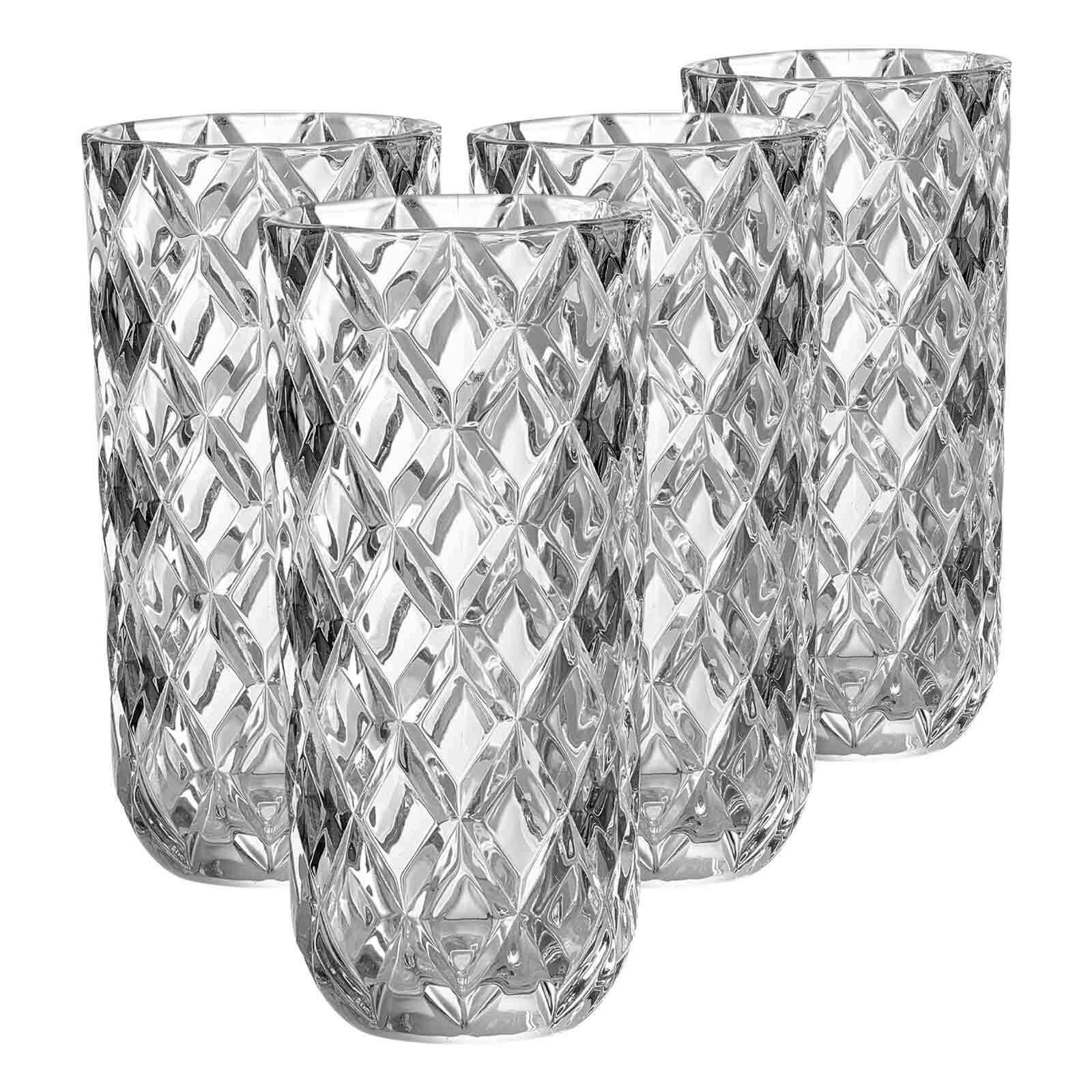 VASEN Luca transparent 19,5 cm 4er Set - Transparent, Glas (9.5/19.5cm) - Ritzenhoff Breker