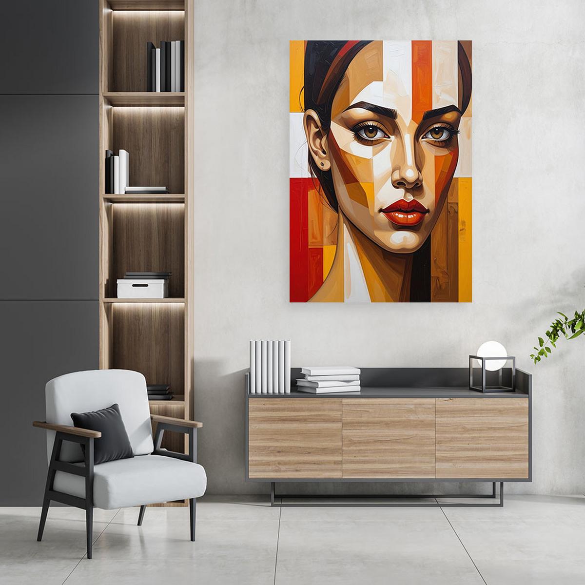 LEINWANDBILD Menschen & Charaktere 70x100cm - Multicolor, Textil (70/100cm) - Feeby