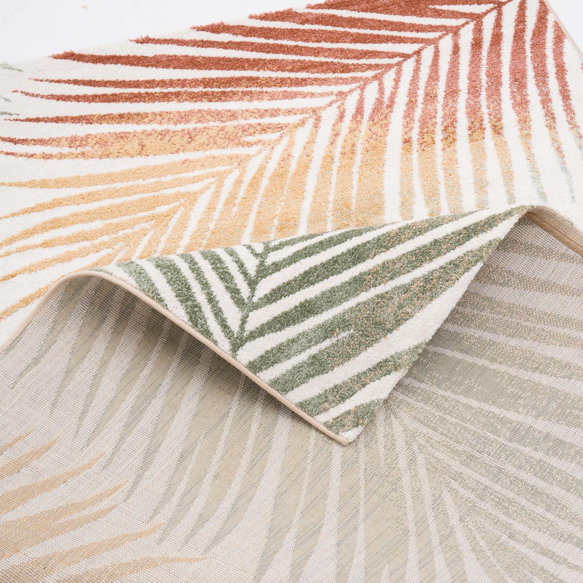 DESIGNER TEPPICH FARO TROPICAL BLÄTTER - Naturfarben, Textil (120/170cm) - Pergamon