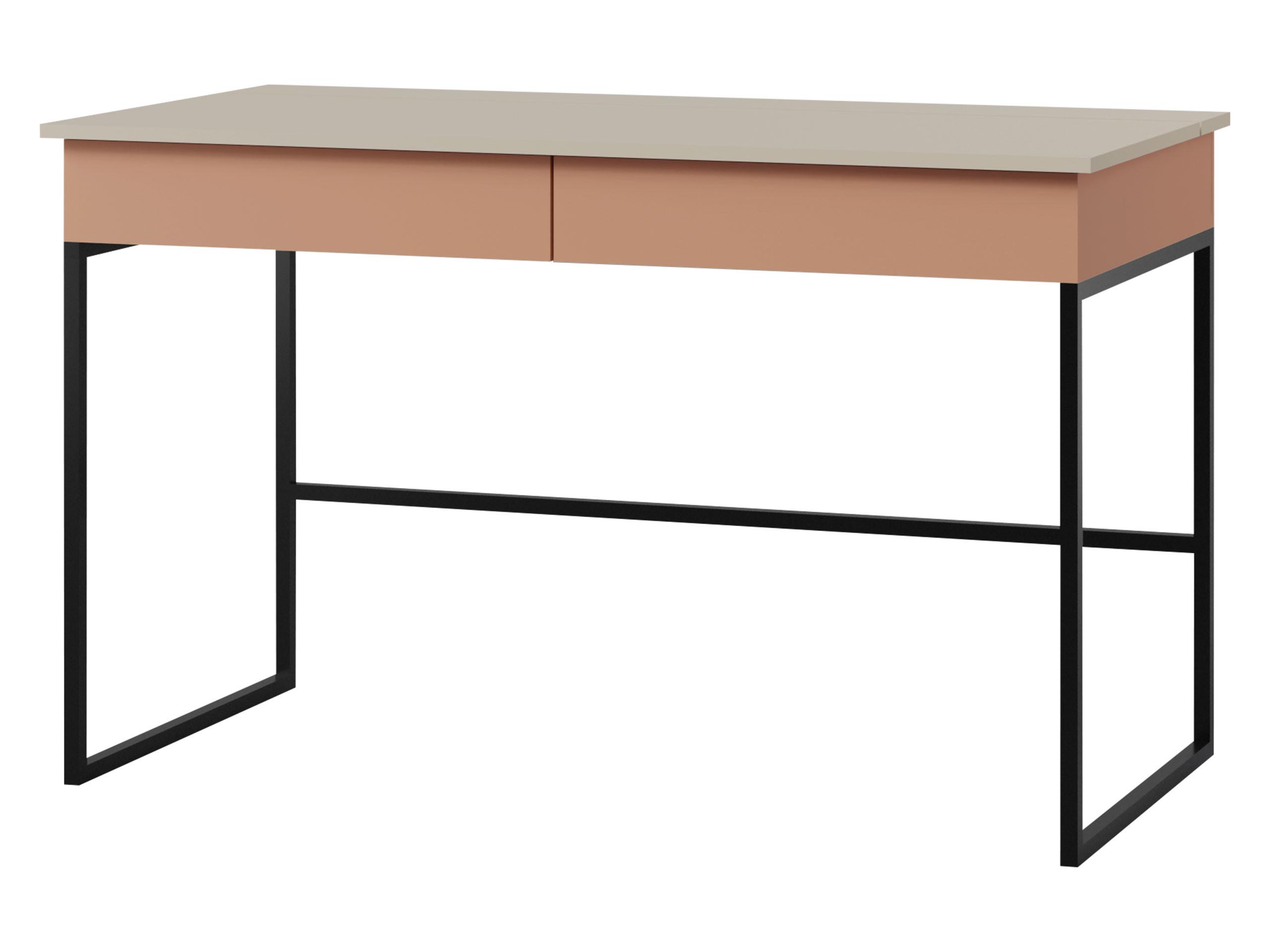 SCHREIBTISCH Lorin LO10 - Kaschmir/Rosa, Holzwerkstoff (125/60/76cm) - MIRJAN24