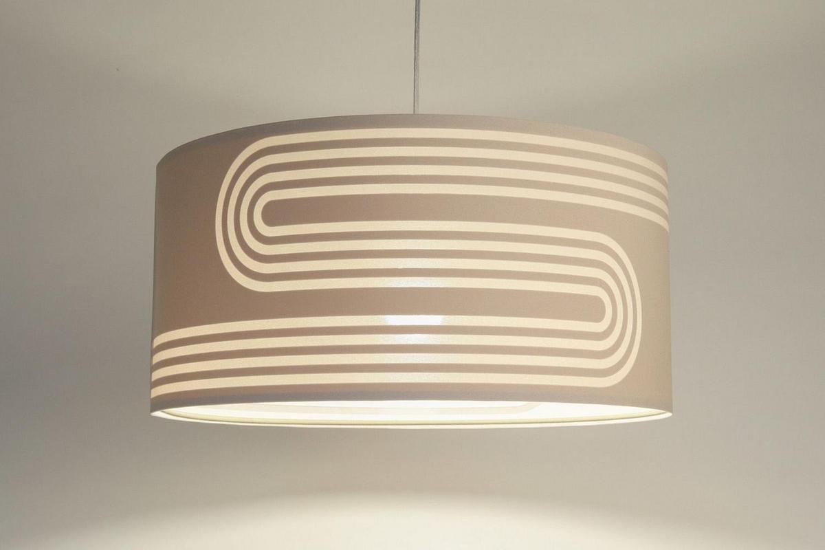 HÄNGELEUCHTE Beige 50/95 cm - Beige, Kunststoff (25/0.6/95cm) - ONZENO