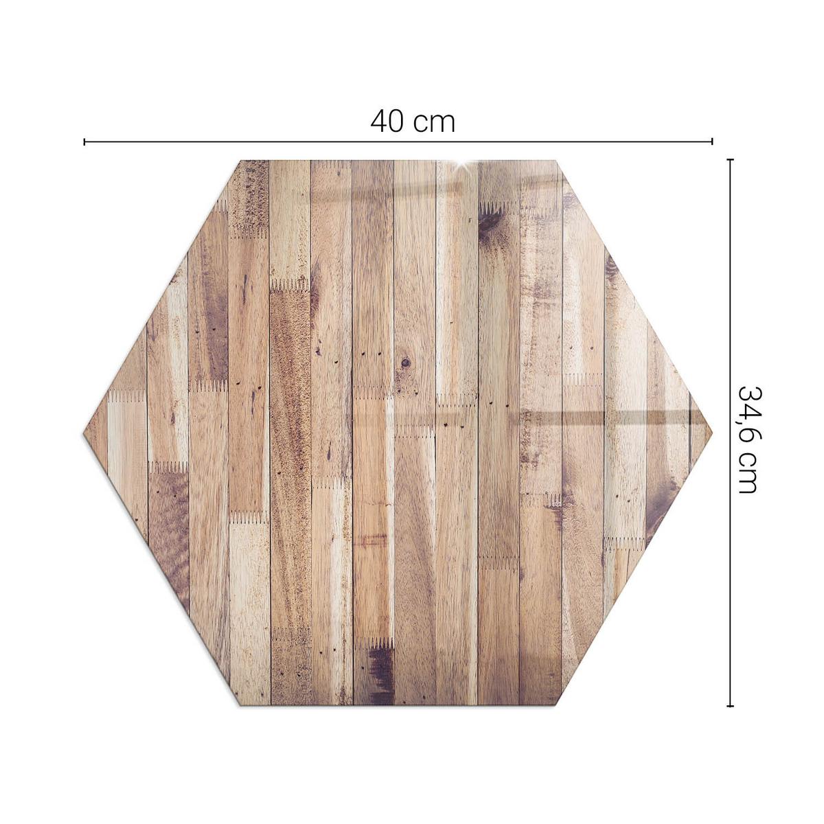 GLASPLATTE für Kamin h40 cm - Braun, Glas (40/40/0.4cm) - TULUP