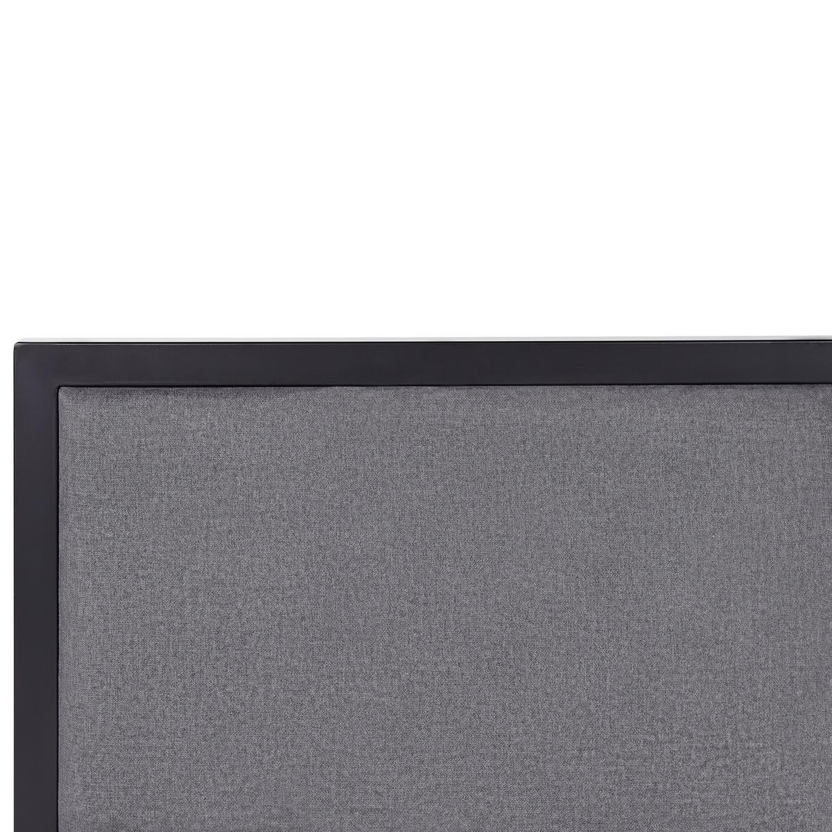 BETT mit Lattenrost 140x200 cm Schwarz Clamart - Schwarz, Metall (140/200cm) - Beliani