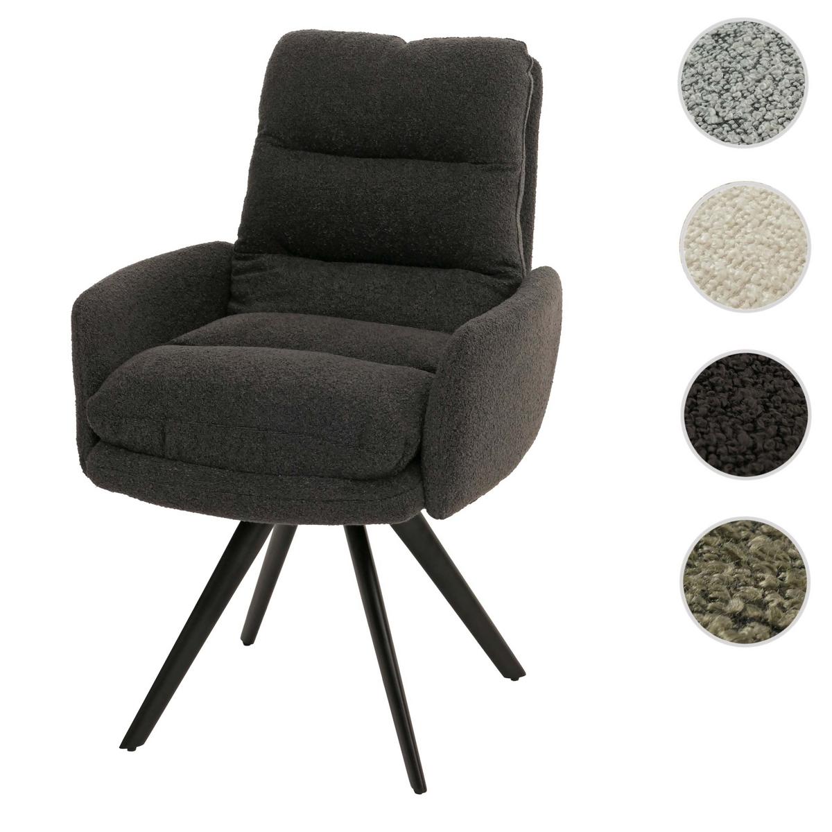 ESSZIMMERSTUHL Grau - Dunkelgrau/Grau, Textil (62/92/68cm) - MCW