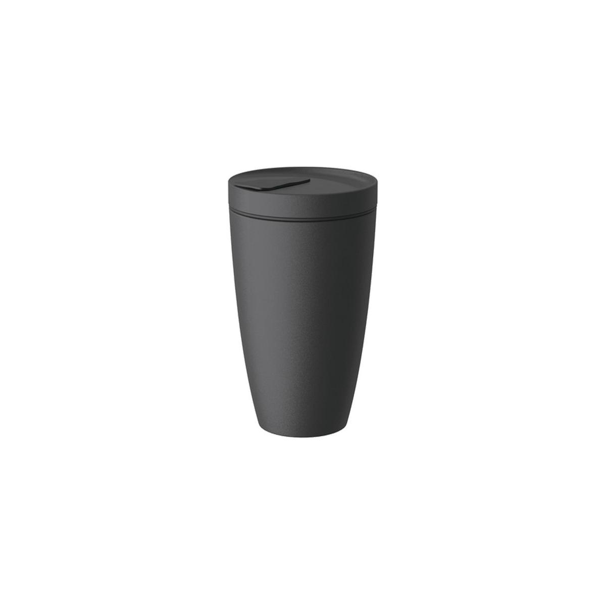 KAFFEEBECHER Coffee To Go schwarz 350 ml - Schwarz, Keramik (0.35L) - Villeroy & Boch