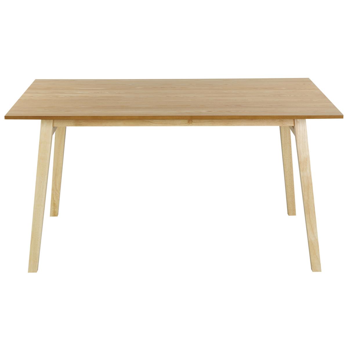 ESSTISCH 150/90 cm Helles Holz Varley - Hellbraun, Holzwerkstoff (150/90/76cm) - Beliani