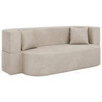 3-SITZER SOFA OVELA Creme Cord - Creme, Textil (200/70/100cm) - MKS