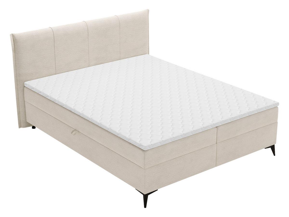 BOXBETT Eco Bis - H3 - Schwarz/Naturfarben, Holz/Holzwerkstoff (160/200cm) - MIRJAN24