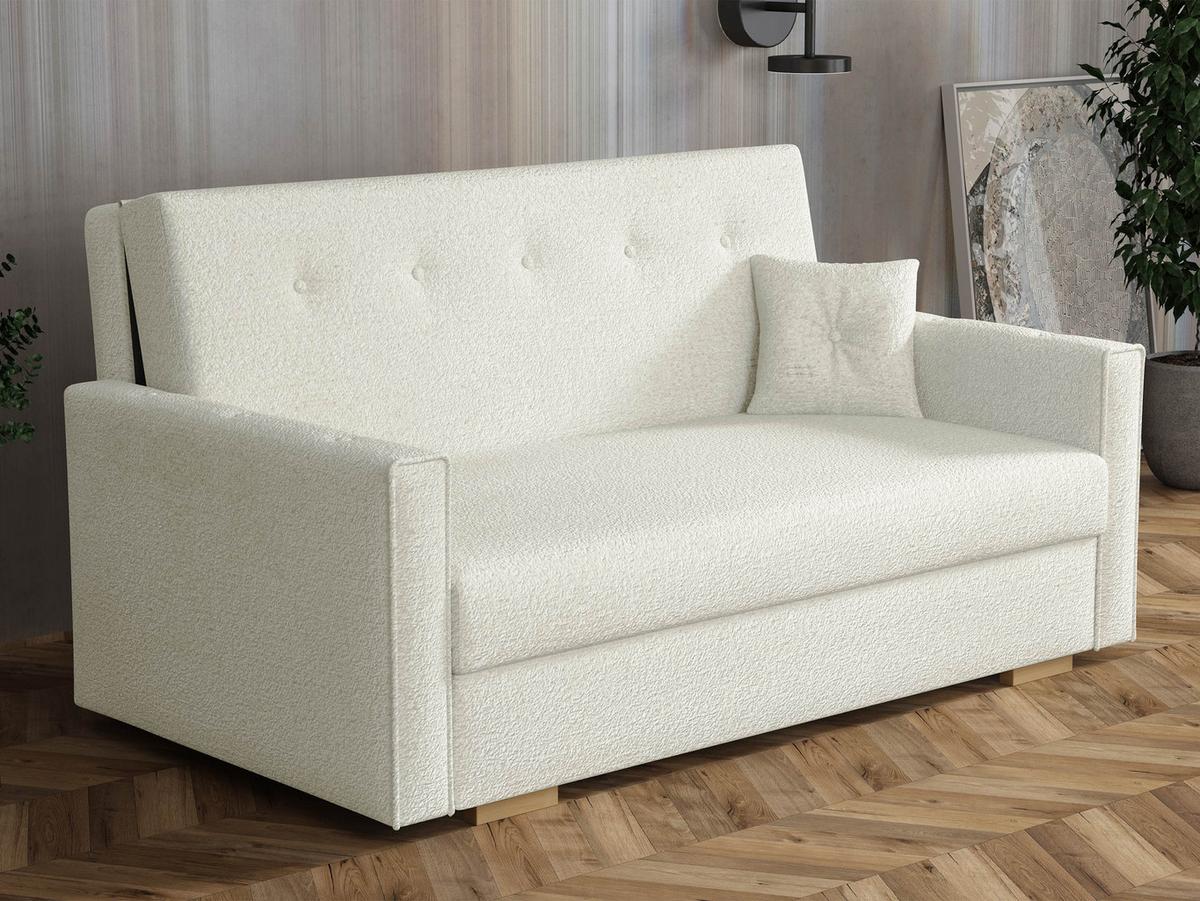 SCHLAFSOFA Viva Sonic III - Schwarz/Naturfarben, Holz/Textil (153/85/100cm) - MIRJAN24