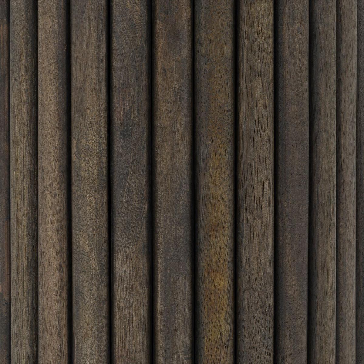 COUCHTISCH SARDA braun/weiß - Braun/Weiß, Holz/Naturmaterialen (46/46/53cm) - IDIMEX
