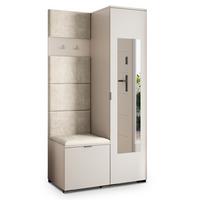 GARDEROBENSCHRANK VIRA 95/181/51 cm Modern Kaschmir - Kaschmir/Beige, Holzwerkstoff (95/181/51cm) - MASSENO