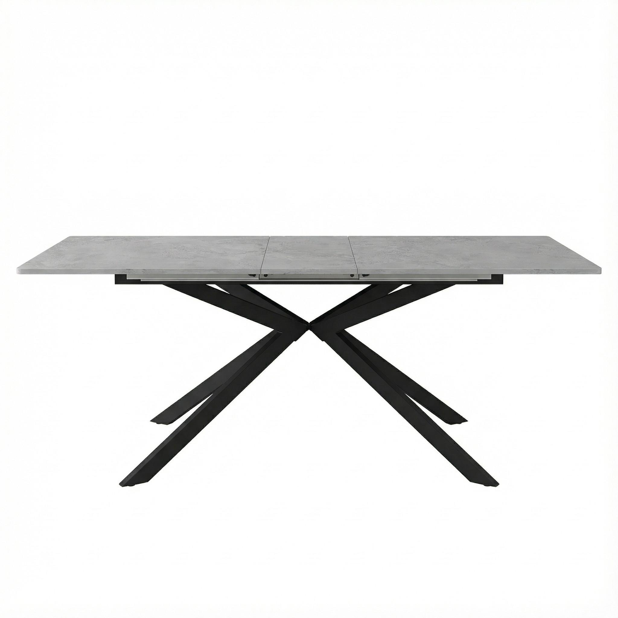 ESSTISCH ausziehbar 150–180 cm in Marmor-Optik - Naturfarben, Holzwerkstoff (70/180/76cm) - Urban Meuble