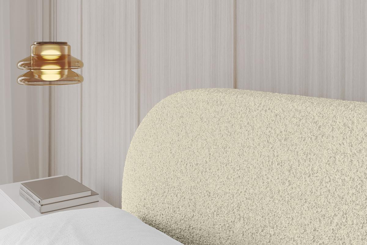 POLSTERBETT mit Bettkasten, Fußteil und Lattenrost, Boxbett mit Matratze H3/H4 - TIVON-Z-V1 180x200 Beige - Taupe, Holzwerkstoff/Textil (180/200cm) - ALTDECOR