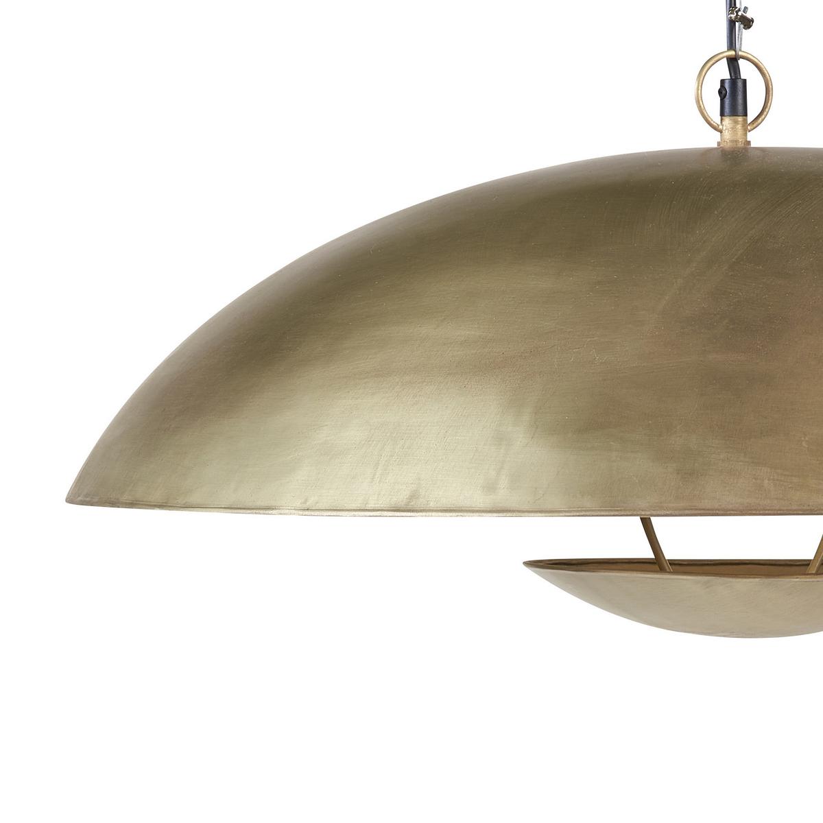 HÄNGELEUCHTE Agrani 60/60/150 cm - Messingfarben, Metall (60/60/150cm) - Beliani
