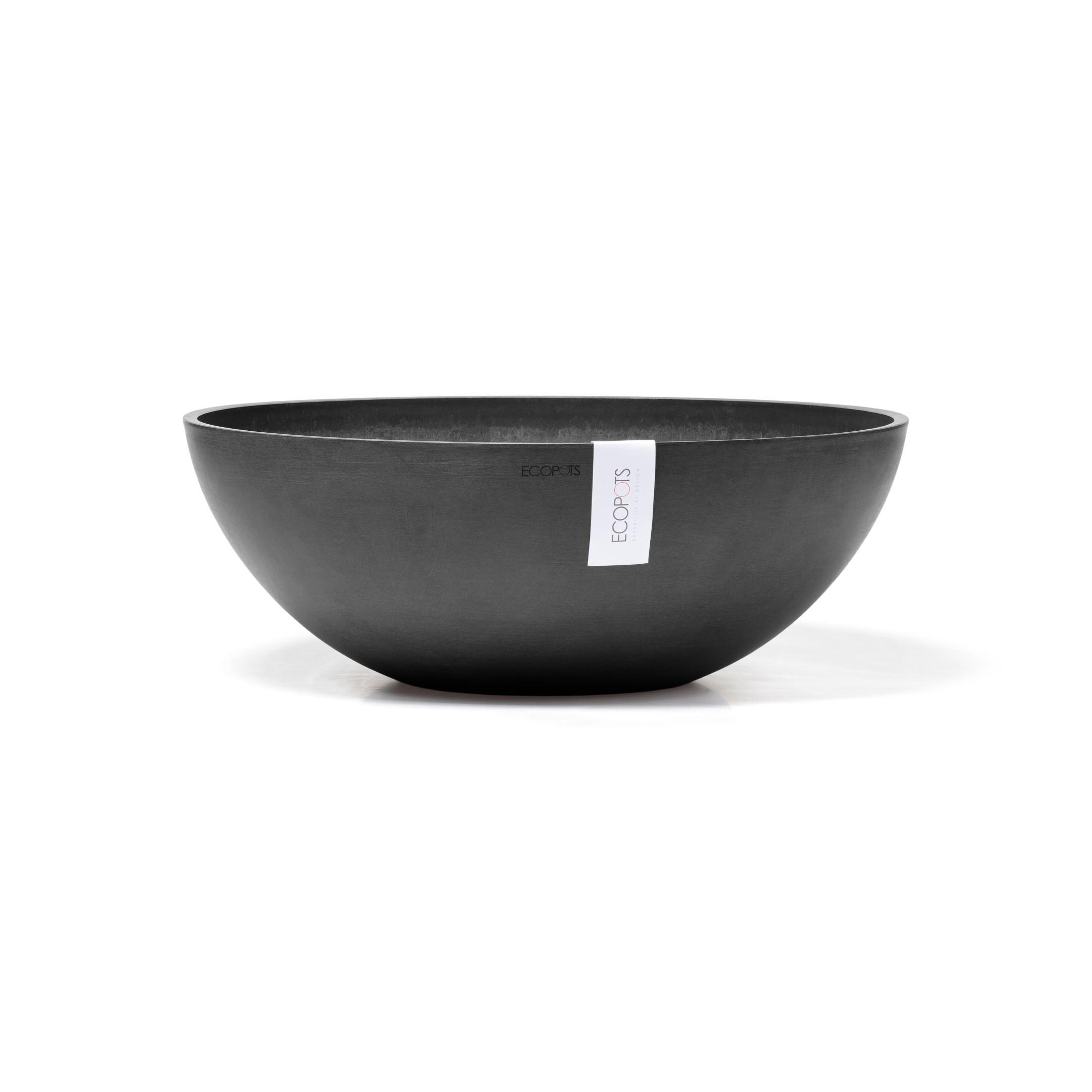 BLUMENTOPF Vienna 50,4/18,5 cm Dunkelgrau - Dunkelgrau, Kunststoff (50.4/18.5cm) - Ecopots