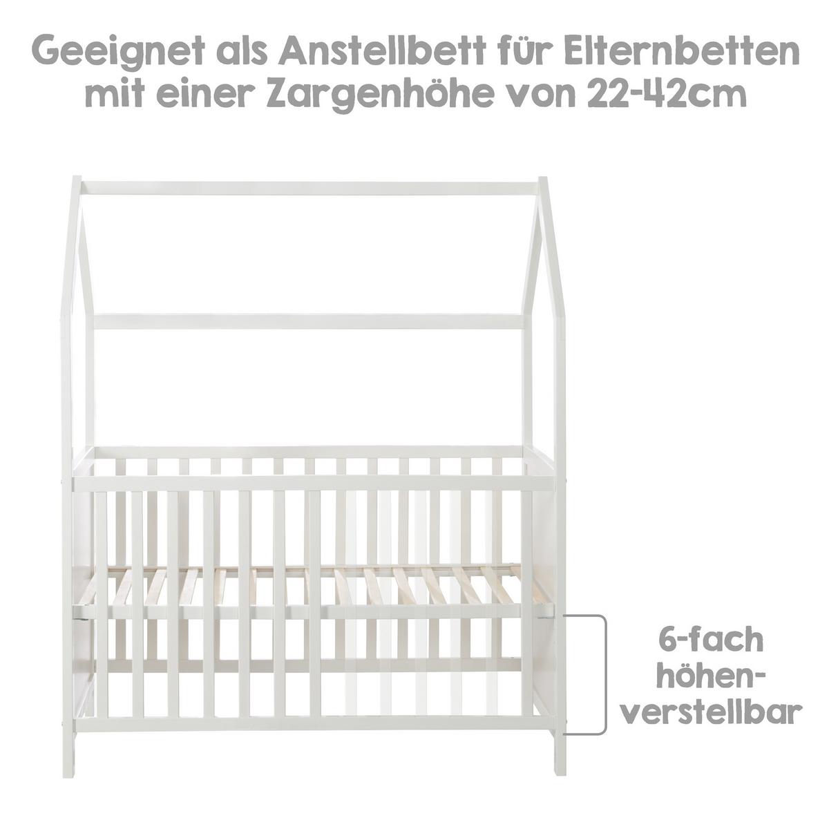 HAUSBETT 60 x 120 cm taupe - Taupe, Holzwerkstoff (60/120cm) - Roba