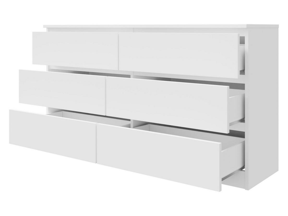 KOMMODE Malwa M6 - Schwarz, Holzwerkstoff (138/77/40cm) - MIRJAN24