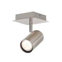 DECKENSTRAHLER Eddard 16.5/9/5.5cm - Silberfarben, Metall (16.5/9/5.5cm) - ZMH