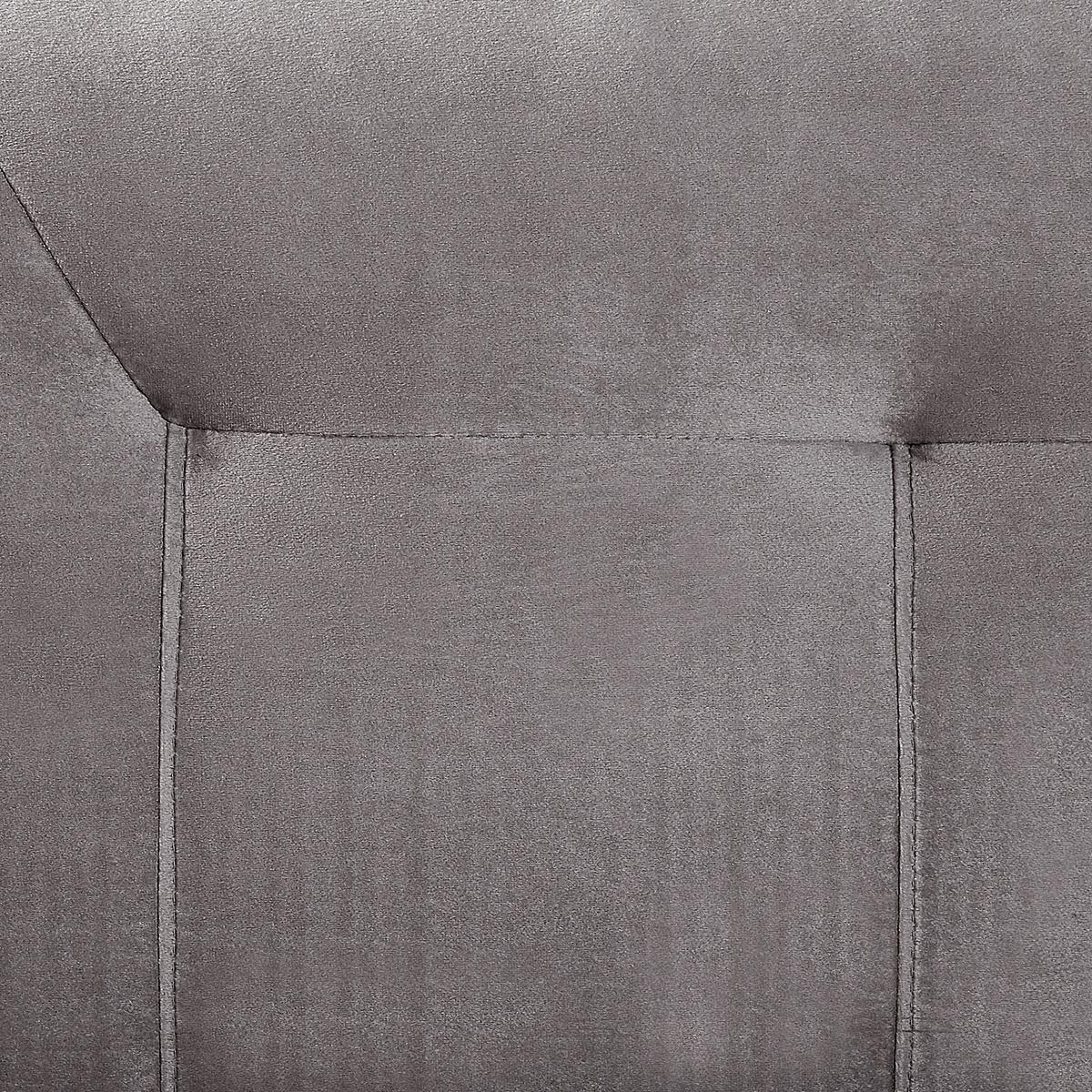 BOXSPRINGBETT 160/200cm Grau Marquise - Grau, Textil (160/200cm) - Beliani