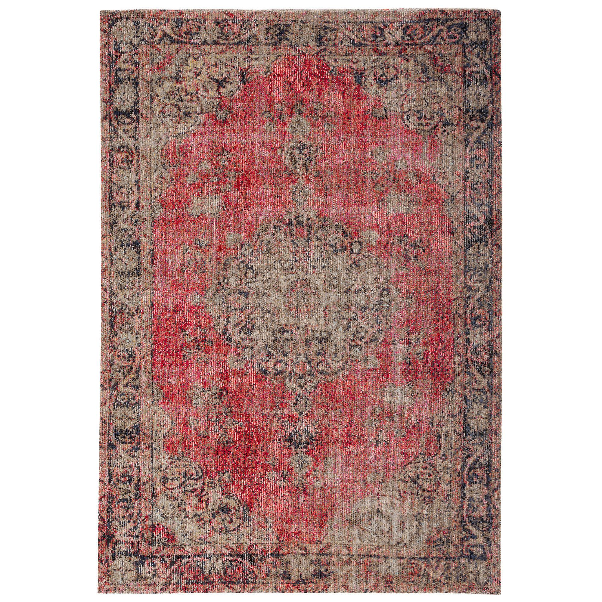 DESIGNER TEPPICH VINTAGE ZOE ORIENT KLASSIK - Rot, Textil (120/170cm) - Pergamon
