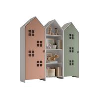 REGALSCHRANK Set Kania 173x37x171 MDF Weiß Rot Grün - Rot/Grün, Holzwerkstoff (173/171/37cm) - 58aufmkessel