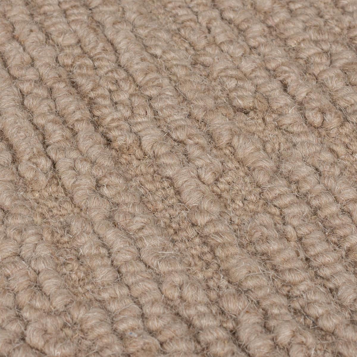 WOLLTEPPICH ALNE, einfarbig, Natur, 120 x 170 cm - Beige, Textil (170/120cm) - KADIMA DESIGN