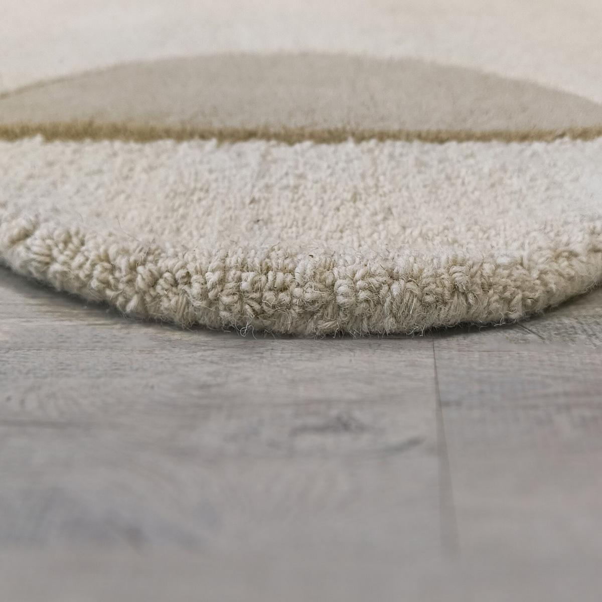 TEPPICH aus Wolle HALLEIN in Natur, geometrisch, 160 x 230 cm - Beige, Textil (160/230cm) - KADIMA DESIGN