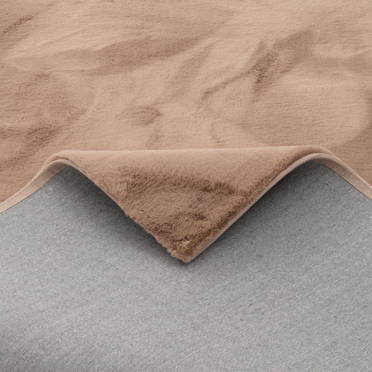 FELLTEPPICH LUXUS SUPER SOFT PLUSH - Braun, Textil (140/180cm) - Pergamon
