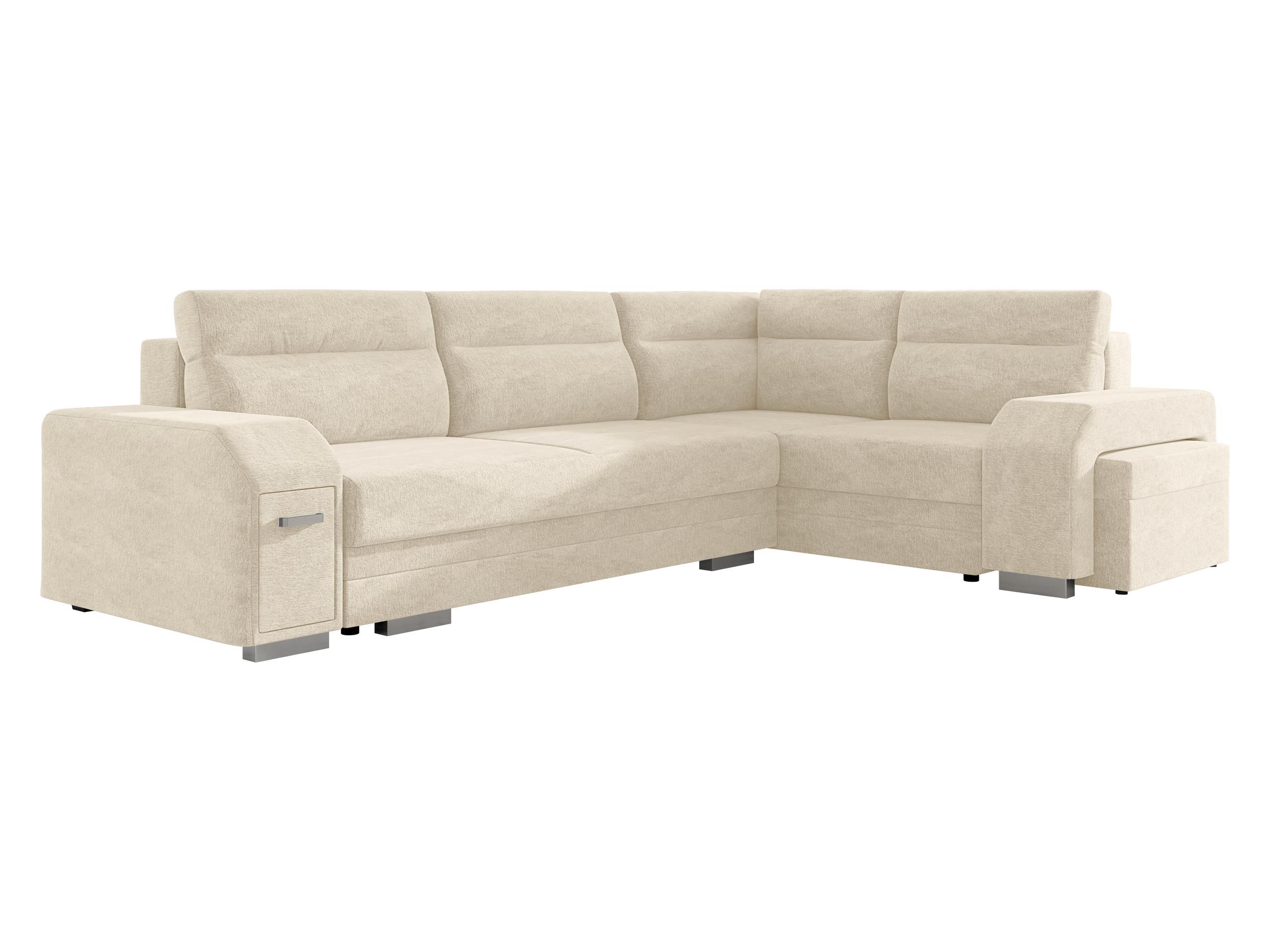 ECKSOFA Alvares, Seite: Rechts - Creme, Holz/Kunststoff (305/205cm) - MIRJAN24
