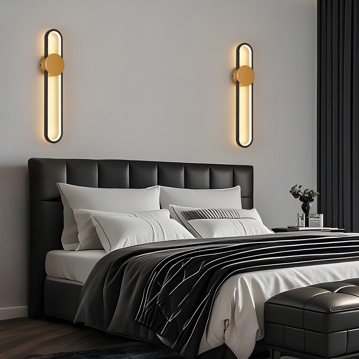 LED-WANDLEUCHTE Strahlior 60/12/5.5 cm - Goldfarben, Metall (12/5.5/60cm) - ZMH