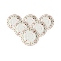 KAFFEEUNTERTASSEN Holly bunt ø 15,5 cm 6er Set - Multicolor, Keramik (15.5cm) - Ritzenhoff Breker