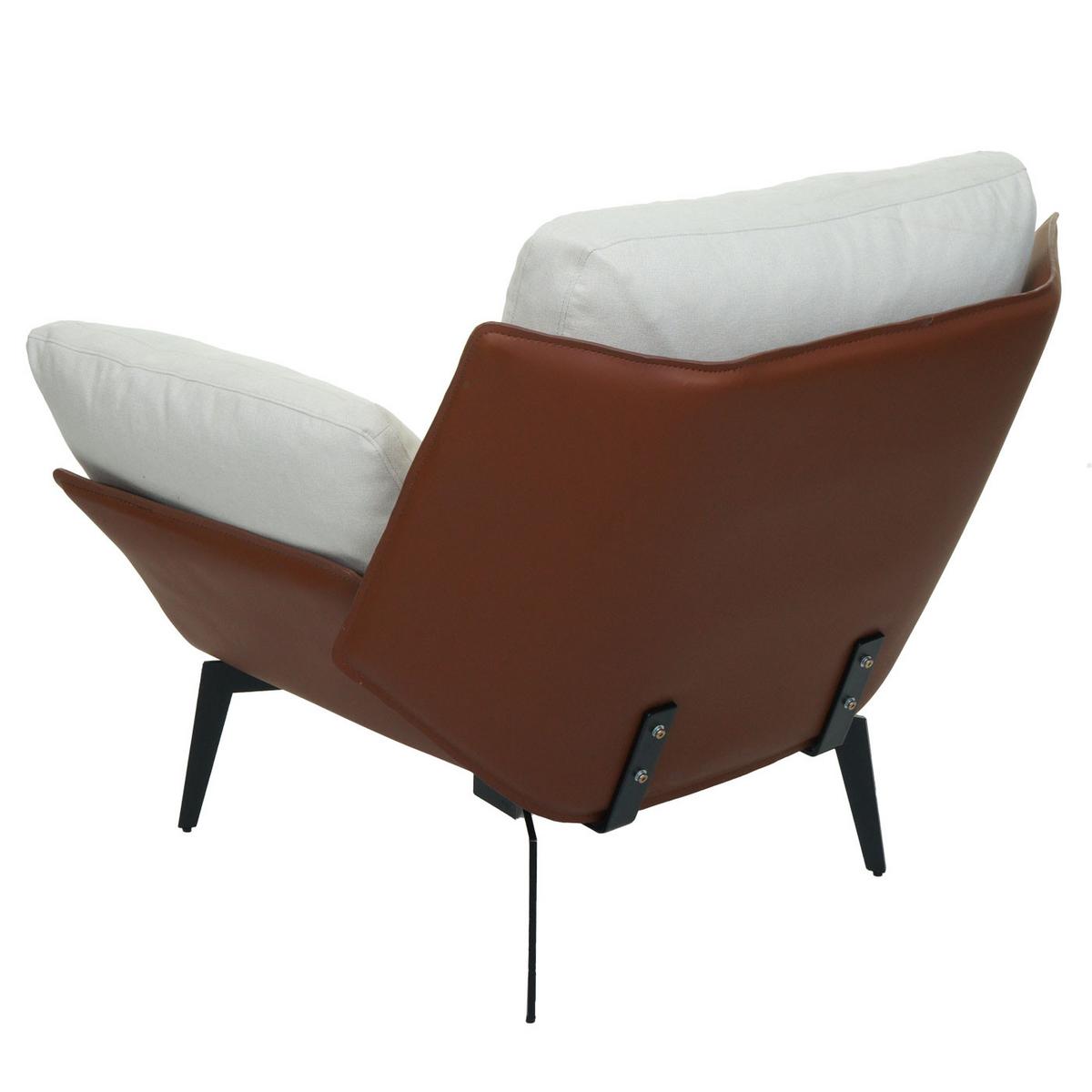 SESSEL Dunkelbraun - Dunkelbraun, Textil (86/81/86cm) - MCW