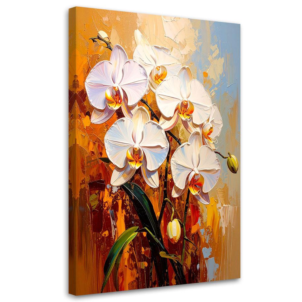 LEINWANDBILD Blumen 30x45cm - Braun, Textil (30/45cm) - Feeby