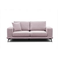 SOFA MEDIOLANE 2,5-Sitzer, rosa - Rosa, Holzwerkstoff/Textil (203/87/96cm) - Wozimo