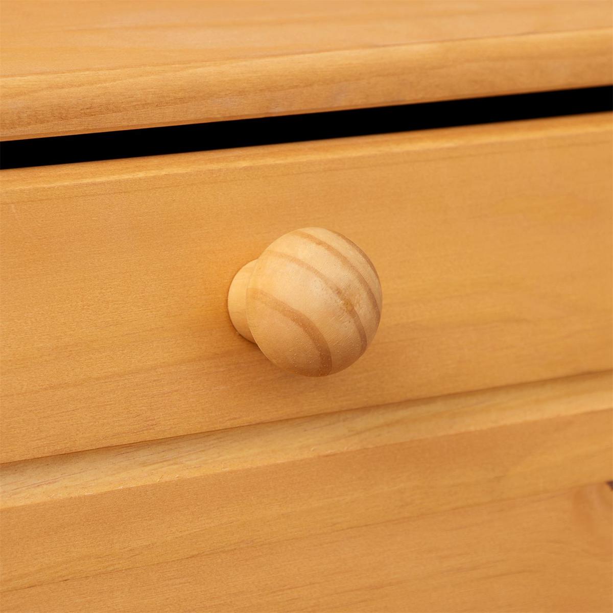 SEKRETÄR DAVID gebeizt/gewachst - Kieferfarben, Holz (38/82/117cm) - IDIMEX