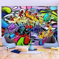 SELBSTKLEBENDE FOTOTAPETE Bunt 98/70 cm - Multicolor, Kunststoff/Textil (98/1cm) - KUNSTLOFT