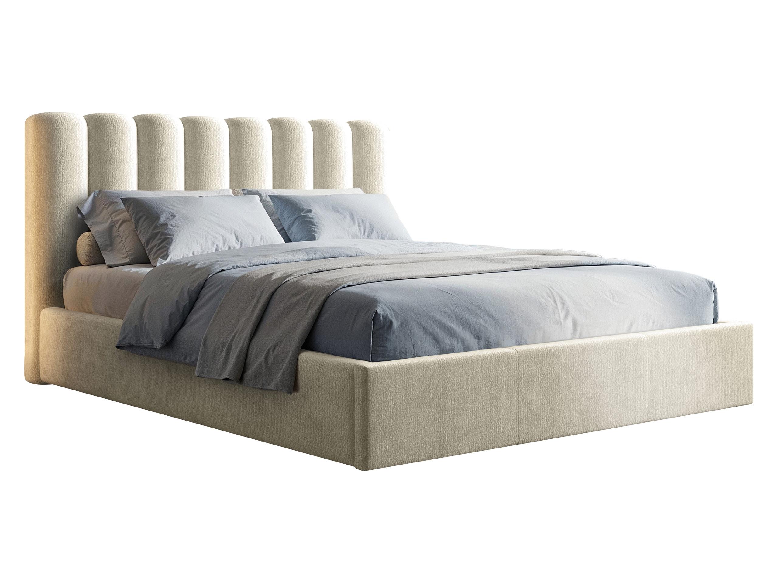 POLSTERBETT Nox - Beige/Naturfarben, Holzwerkstoff/Textil (160/200cm) - MIRJAN24