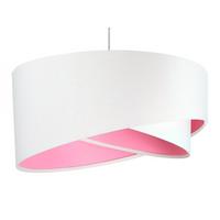 HÄNGELEUCHTE Pink 50/23 cm - Pink, Kunststoff (50/1/23cm) - ONZENO