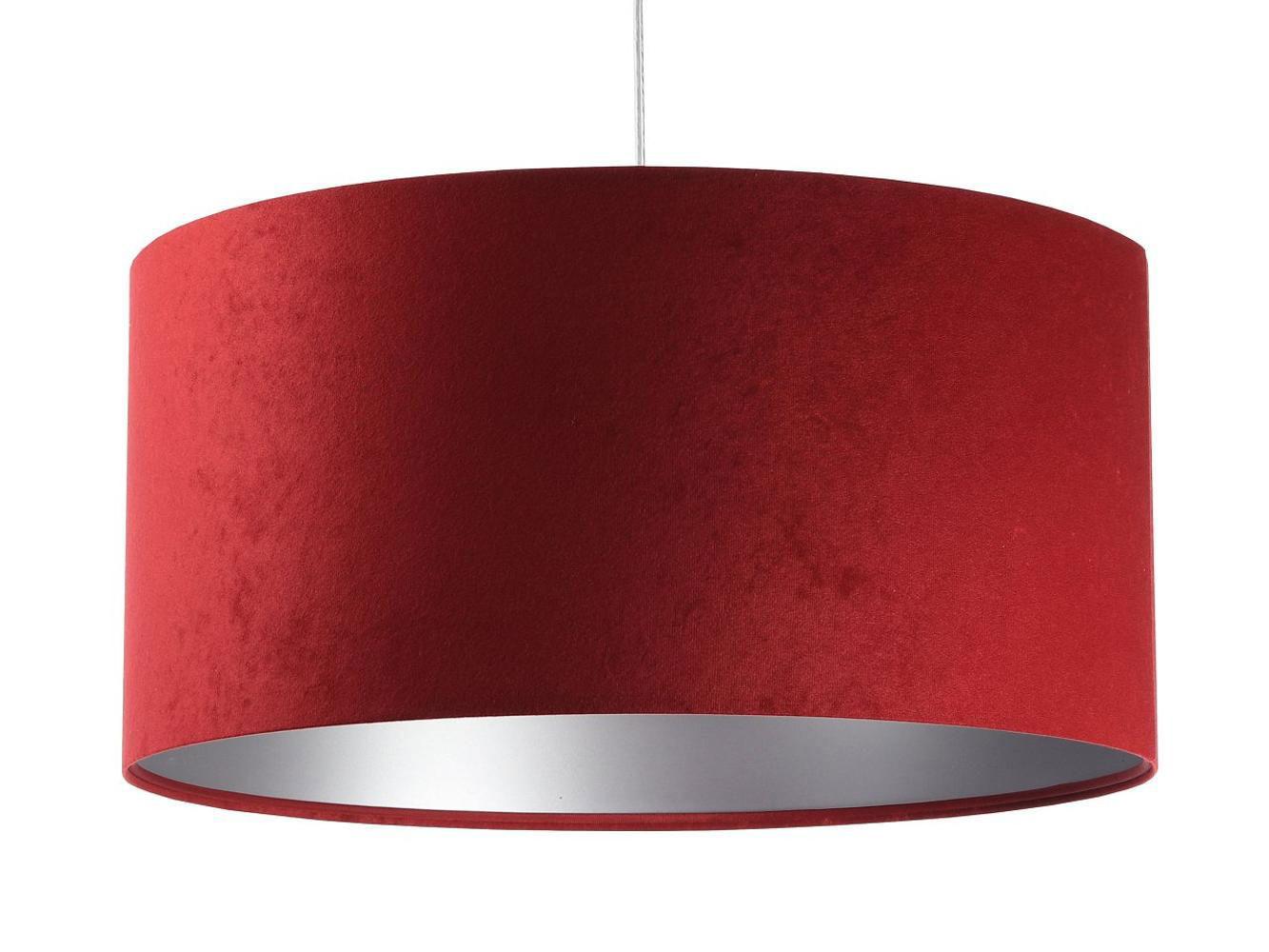 HÄNGELEUCHTE Rot 40/20 cm - Rot/Silberfarben, Kunststoff (40/0.6/20cm) - ONZENO