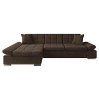 ECKSOFA Montana, Seite: Links - Dunkelbraun, Holz/Textil (278/161cm) - MIRJAN24