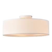 DECKENLEUCHTE Omaha - Weiß, Kunststoff (45/45/17cm) - lux.pro