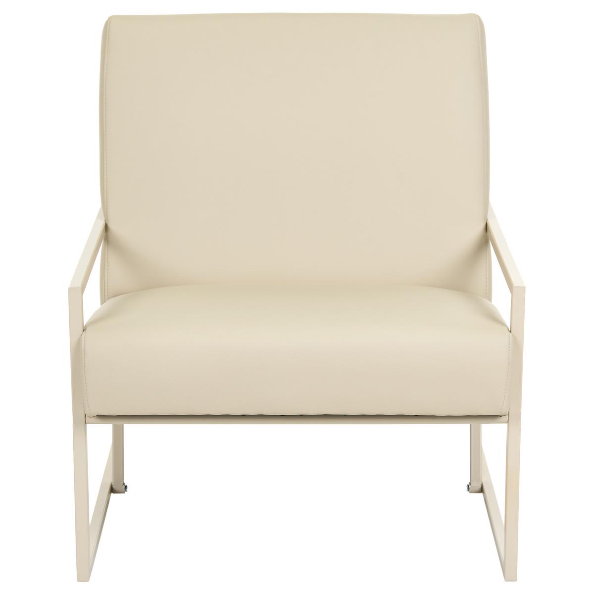 SESSEL Kunstleder Beige Delary - Beige, Kunststoff (69/83/83cm) - Beliani