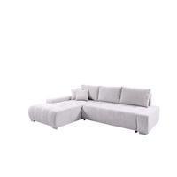 ECKSOFA Vogar In Poso - Weiß, Holzwerkstoff/Textil (265/185cm) - Fun Möbel