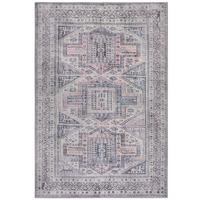 TEPPICH Waschbar HURST, geometrisch, Grau-Rosa, 190 x 290 cm - Grau, Textil (290/190cm) - KADIMA DESIGN