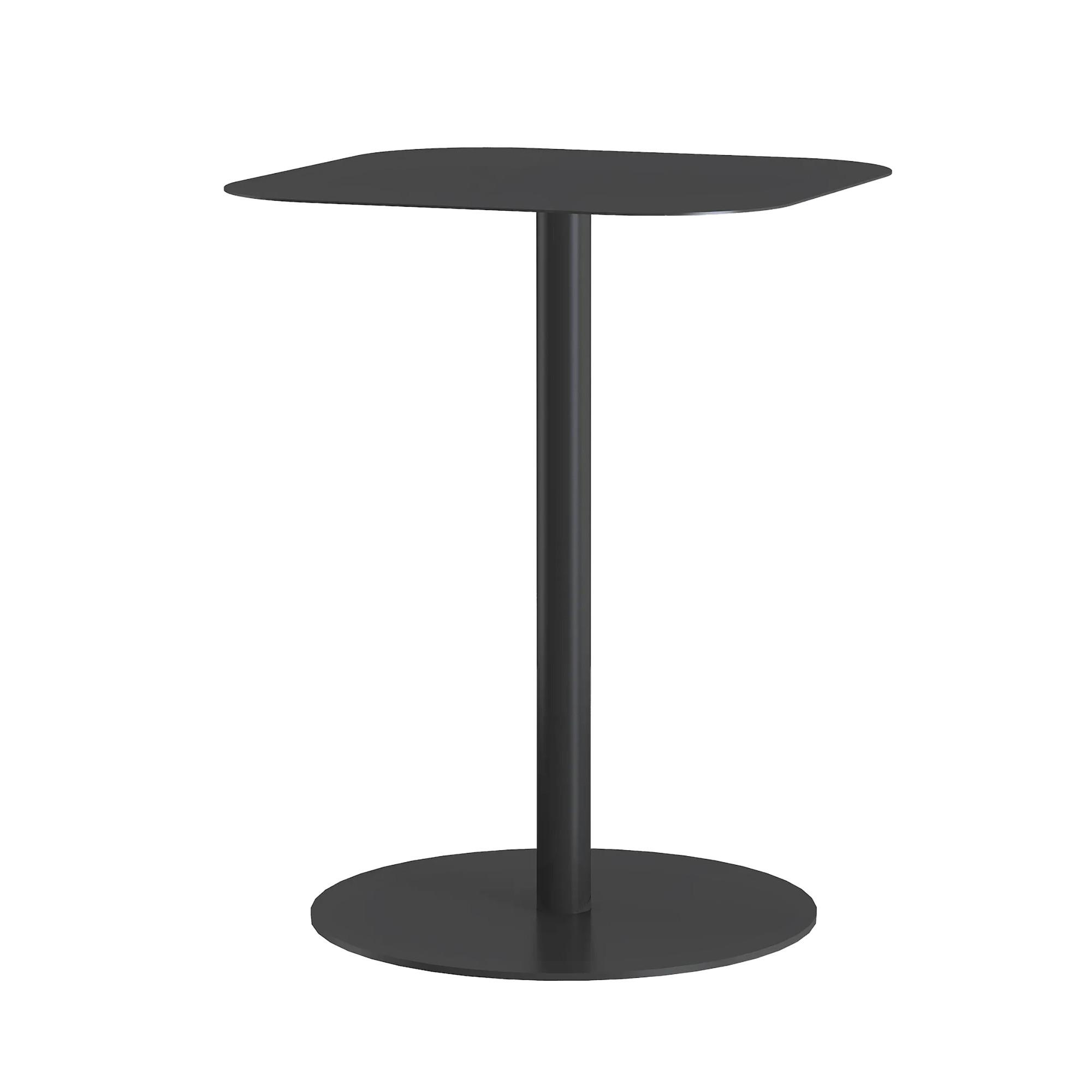 BEISTELLTISCH Nastätten - Schwarz, Metall (40/40/50cm) - [en.casa]