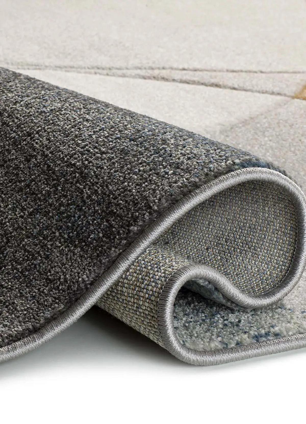 KURZFLORTEPPICH Grau / Blau Badet 160/230 cm - Blau/Grau, Textil (160/230cm) - Atticgo