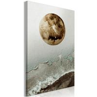 KUNSTDRUCK Grau 80/120 cm - Braun/Grau, Textil (80/120cm) - KUNSTLOFT