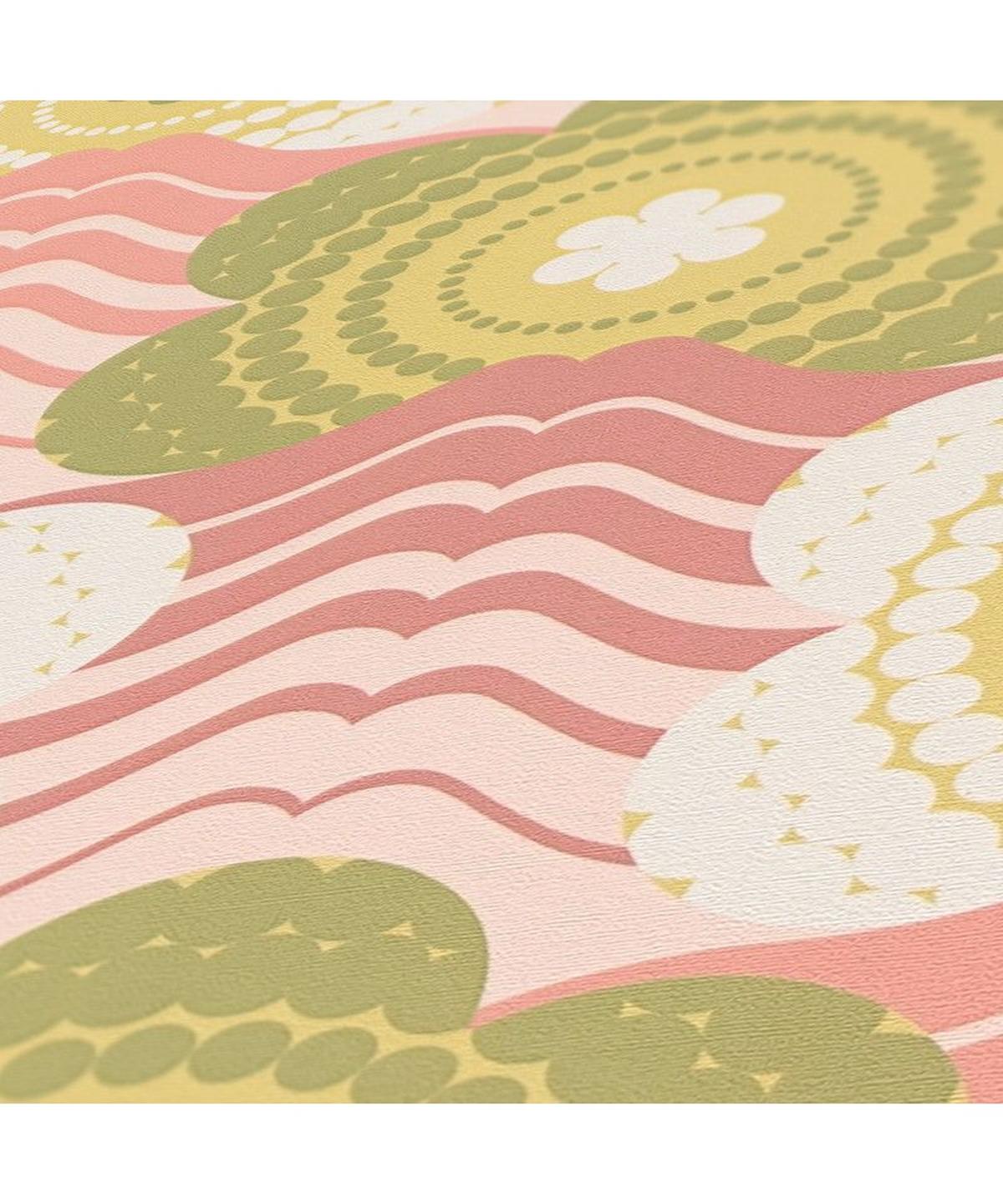 VLIESTAPETE Rosa 53/850 cm - Pink, Textil (53/1cm) - KUNSTLOFT